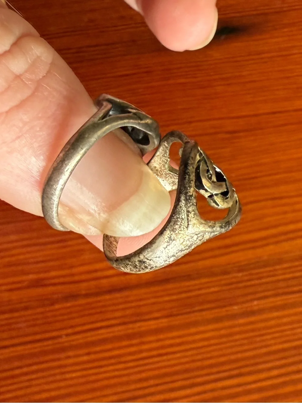 Celtic knot ring set, Celtic knots, vintage rings